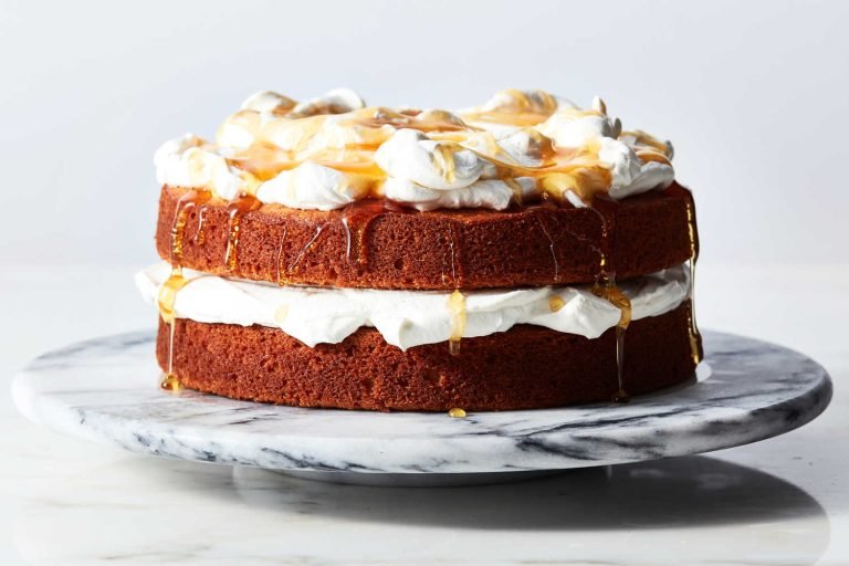 Honey Cake with Light Whipped Cream