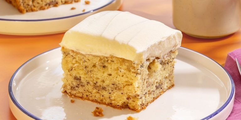 Banana Walnut Cake With Cream Cheese Frosting