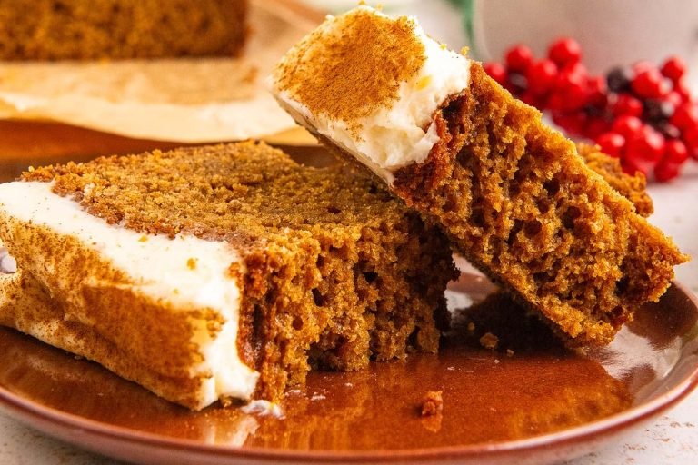 Gingerbread Spice Cake with Cream Cheese Frosting