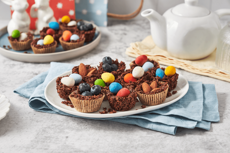 Coconut Easter Nest Cake