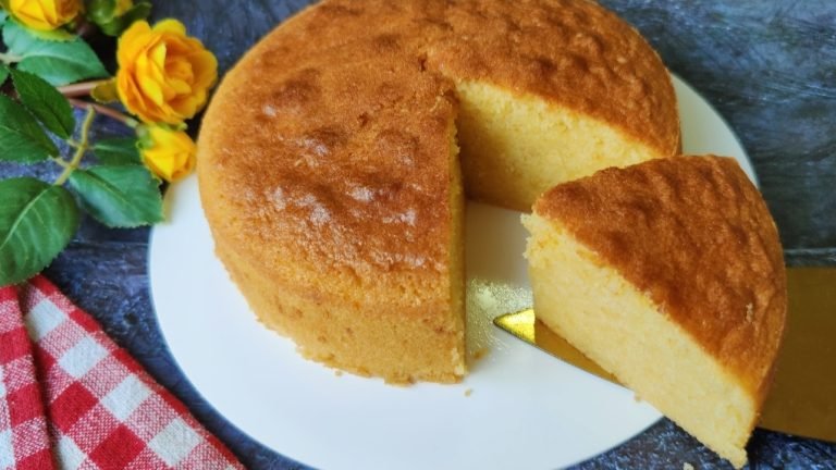 Golden Butter Sponge Cake