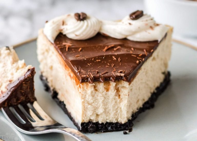 Espresso Cheesecake with Chocolate Ganache