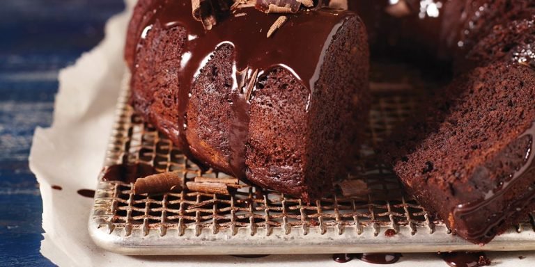 Triple Chocolate Fudge Cake