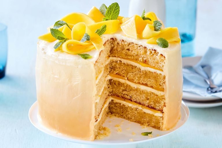 Mango Coconut Layer Cake